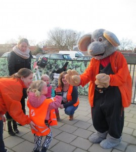 mascotte huren voor opening